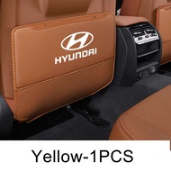 2PCS Leather Car Seat Back Anti Kick Pad Protector Mat Cover for Hyundai Stagazer Creta Accent Getz 