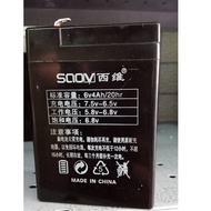 6V Battery 4.0AH AA Electric Car, Scooter Bike Rechargeable Battery / 6V Bateri Kereta Mainan Cas Se