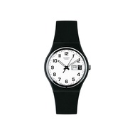 Swatch Quartz Watch Mens Waterproof Luminous Pointer Style Student Fashion round Dial Organic Glass 