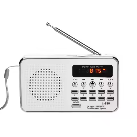 2026 New L-938 FM Radio L-938 Mp3 Player Audio Stereo Speaker MP3 Audio Player High Fidelity Sound Q