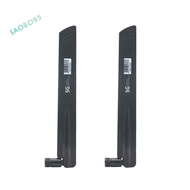 2 Pcs 3G 4G 5G Antenna 600-6000MHz 18DBi Gain SMA Male for Wireless Network Card Wifi Router High Si