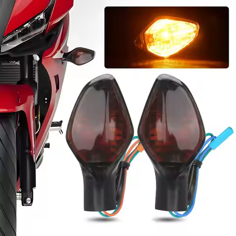 2pin Motorcycle Yellow Turn Signal Light for Honda ctx700n nc700s NC700X NC750S NC700D for CB CBR 65