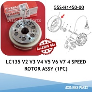 Yamaha Original LC135 V2 V3 V4 V5 V6 V7 4 Speed Rotor Assy / Magnet - 55S-H1450-00