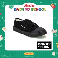 ฺBata บาจา by North Star รองเท้านักเรียนาผ้าใบ แบบผูกเชือก วัยประถมศึกษา สวมใส่ง่าย สำหรับเด็กผู้ชาย