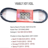 VBELT BEAT F1 K25 CBS SCOOPY F1 SPACY F1 VEMBELT DRIVE KIT 23100-KZL-BA0