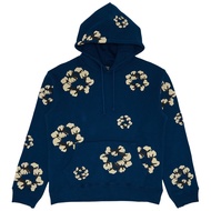 Denim Tears x Cactus Plant Flea Market Cactus Tears Wreath Hoodie 'Navy'