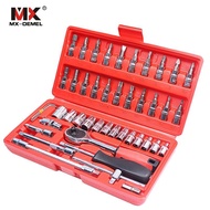 Toolbox set 46pcs socket 1/4" CRV/socket Wrench Screwdriver set 46in1 socket 1/4"