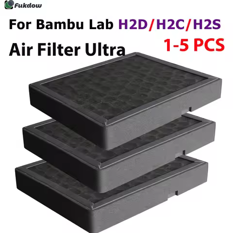 H2D H2C H2S Air Filter for Bambu Lab H2D 3D Printer Activated Carbon Air Purifier Filter Replacement