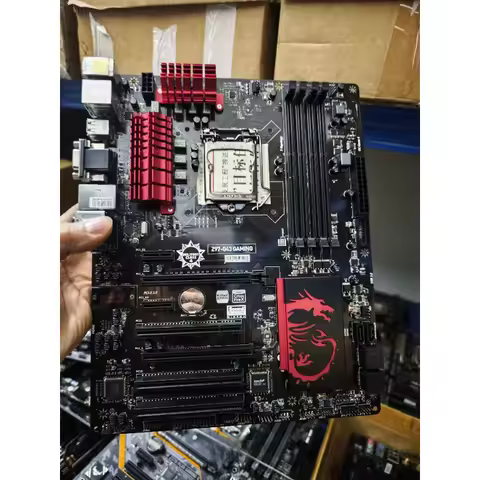 Used ATX Motherboard for MSI Z97-G43 GAMING LGA1150 Z97 DDR3 Killer LAN CrossFire
