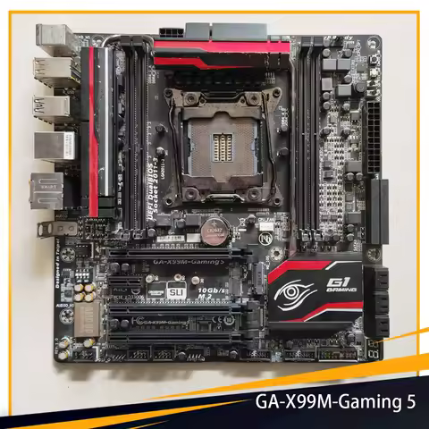 X99 GA-X99M-Gaming 5 For Gigabyte X99M-Gaming 5 LGA2011-3 Core i7 Processors DDR4 64GB Micro ATX Mot
