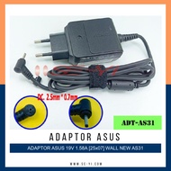 Asus Series 1005HA 1215P 1025C 19V 1.58A 2.5X0.7mm AS31" Adapter