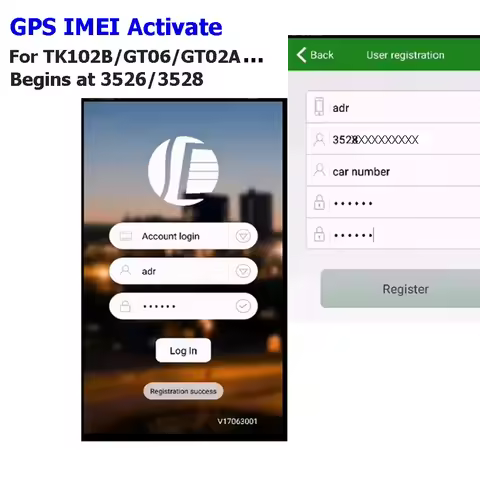 For DAGPS GPS tracker IMEI Activate 10 years Lifetime For GT02 GT06 TK200 TK210 TK206 TK800 work wit