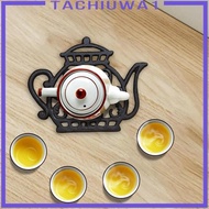 [Tachiuwa1] Tea Kettle Mat Hollow Mat Cast Iron Teaware for Events Dining Room Pots Pans