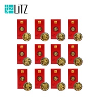 2026 Chinese New Year Horse Red Packets 999.9 Pure Gold Coin 0.10g AP0012