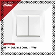 Ib himel series switch, 2 gang 1 way