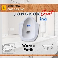 Closet Jongkok Merk Ina - Putih / Closet Jongkok ina warna putih