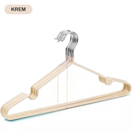 1 Set Isi (50 pcs) Hanger Baju Gantungan DEWASA 40-30cm Gantungan Baju Anti Karat Hanger Gantungan B