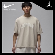 Jordan Mens Flight Essentials Tee - Lt Orewood Brn จอร์แดน เสื้อยืด ผู้ชาย Flight Essentials - สี Lt