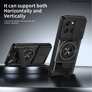 Armor Slide Lens Funda for Motorola Moto G56 5G Case Magnetic Rotate Ring Cover for Motorola G56 Cas