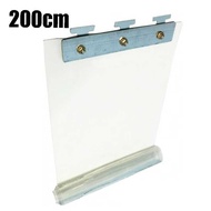 Tirai PVC Strip Curtain Tirai Plastik Ukuran Lebar 20cm x Tinggi 1m/2m Pilihan Bahan PVC Transparan