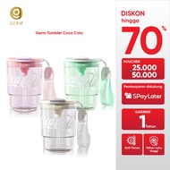 GERM Coca-Cola Portable Sports Water Bottle With Straw High Temperature Resistant Coffee Cup 375ml