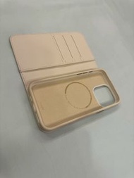 僅用過一周 -moshi iPhone 15 Pro Max Magsafe Overture 磁吸可拆式卡夾型皮套(iPhone 15 Pro Max) 白