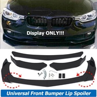 Universal For BMW F30 M4 E36 E90 E92 328i Front Bumper Lip Spoiler Splitter Deflector Body Kit Guards Protection Car Acc
