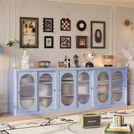 Low Low Cabinet Bookshelf Storage 9C Combination Integrated Simple Storage Free Bookcase Back Wall S