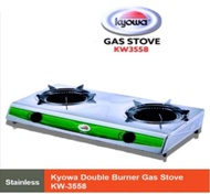 KYOWA (DOUBLE BURNER) GAS STOVE | KW-3558 MODEL