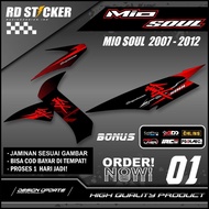 Old Mio Soul Carburetor Striping 2007 2012 Hayabusa Motif Motorcycle Sticker Variation Mio Soul Acce