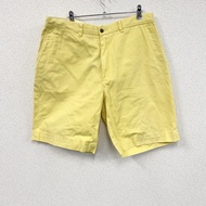拉夫勞倫 (Ralph Lauren) 橄欖球短褲，黃色，W36 碼，古著