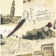 西式包裝紙-歐洲古城 | 歐洲 歐式 鄉村 信紙 禮物 復古 包裝