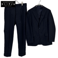 Ring Jacket RT021S77X Navy Wool 3-Button Jacket/Slacks Suit Size 44 [Used]