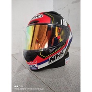 TEAR OFF NHK GPR TECH STREET RAINBOW RED PREMIUM | NHK GPRTECH REDGOLD TEAROFF | NOT A HELMET FOR SA