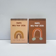 2026 Calendar Aesthetic Desk Calendar A6 Size Desk Calendar 2026 A6 Calendar/