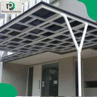 kanopi alderon rs harga per meter baja ringan