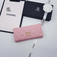 "Chanel กระเป๋าสตางค์ชาแนลสไตล์แบรนหรู กระเป๋าเงิน CC ใบยาวแบบพับ !!!! สินค้าขายดี !!!!"