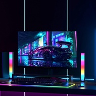 [PETSOLA] 2x LED RGB Light Bar Ambient Lamp, Table Lamp Decor, Desk Light, Gaming Light, Color Chang