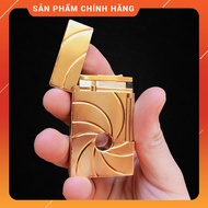 Hộp Quẹt Bật Lửa Gas Đá Dupont 007 Limited Edition D117V Đục Lỗ Màu Vàng Dòng 3 Ligne Cực Hiếm -