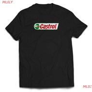 เสื้อยืดคุณภาพดี 【2022New】MLILY New Castrol Oil Company Gas Motorsport Car Racing T-shirt ผู้ชาย เสื้อยืดพิมพ์ลาย ดผ้าเด้ง คอกลม cotton บ