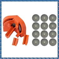 (FTQN) Multi-Functional Drill Bit Sharpener Tool with 12 Pcs Grinding Wheels