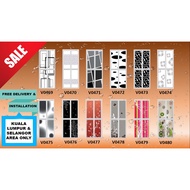 Toilet BiFold Door , Pintu Lipat untuk Tandas , Bathroom BiFold Door , Pintu Tandas Bi Fold , Toilet