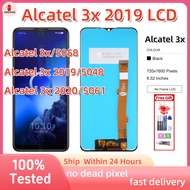 100%Tested For Alcatel 3x 2019 2020 LCD Display Touch Panel Screen Digitizer 5058 5048U 5048Y 5048A 
