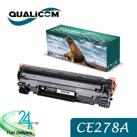 Qualicom CE278A 78A Compatible TONER Cartridge for HP LaserJet Pro P1560 P1566 P1600 P1606dn M1536dn
