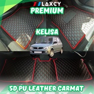 Perodua Kelisa LAXEY Carpet 5D Carpet Floor mat Pu Leather