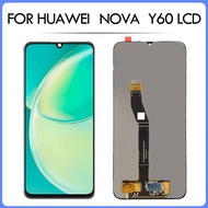 คุณภาพสูง XD 6.6 "สำหรับ Huawei Nova Y60 WKG-LX9 Wukong-L29A สัมผัสหน้าจอ LCD จอสำรองประกอบเครื่องอ่