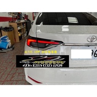 小鳥的店 豐田ALTIS 12代 GR版 LED光柱燻黑尾燈組 (一組4個) 專用插頭 配件改裝 