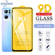 9D Full Coverage Tempered Glass OPPO Reno 11F 5G 8 Pro 8z 7 7z 5z 5 5F 4 3 2 Z 10x Zoom Screen Protector