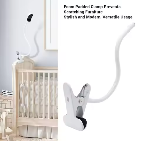 Baby Camera Mount Flexible Mount Fit for HelloBaby HB65 HB6550 HB6558 HB66 HB248 Camera 1/4 Inch Scr