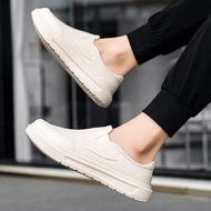 Lazy Shoes Large Size Outdoor Men's Labor Protection Shoes Rain Boots Waterproof Oilproof Chef Shoes